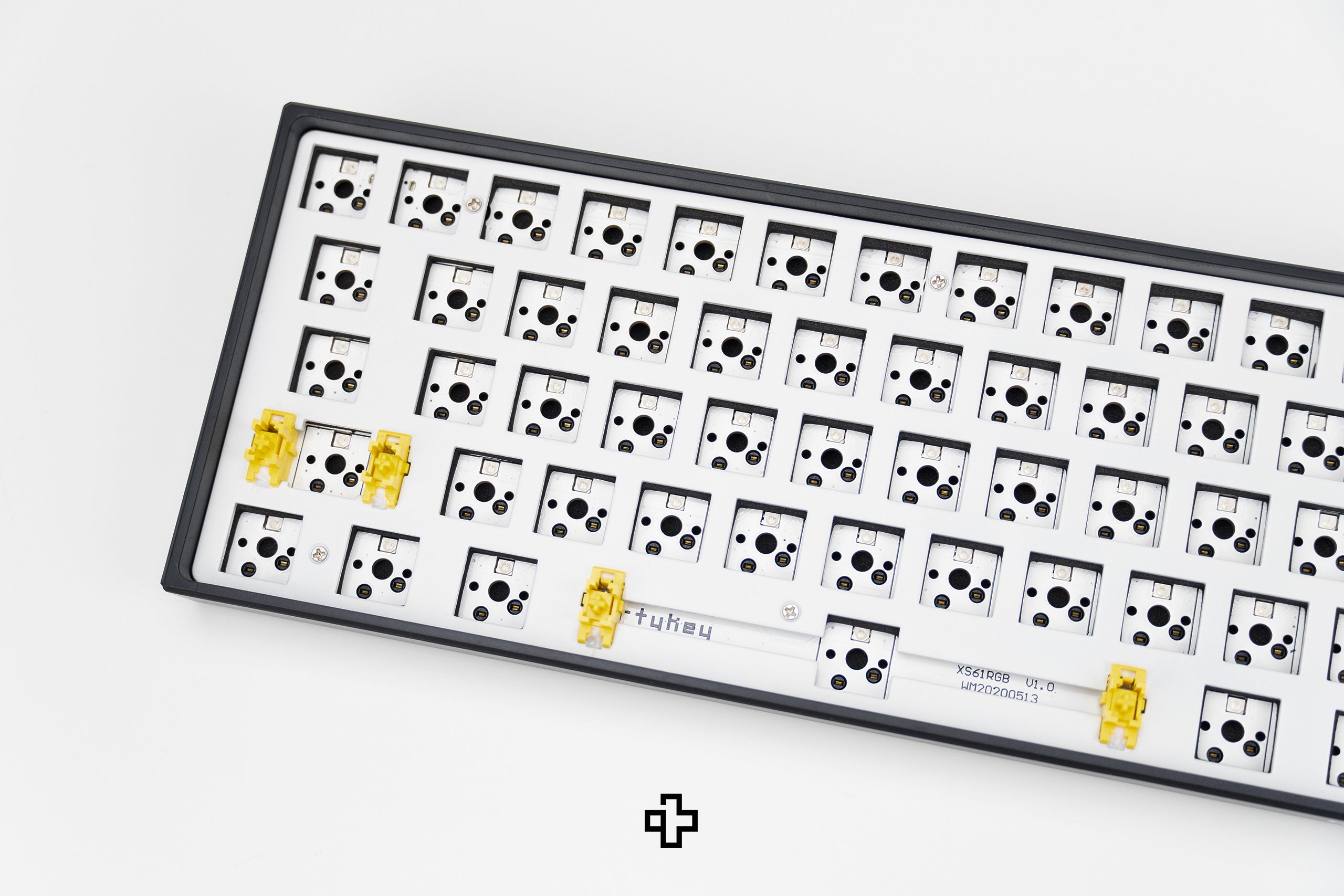 QwertyKey Black 61 Mechanical Gaming Keyboard Kit