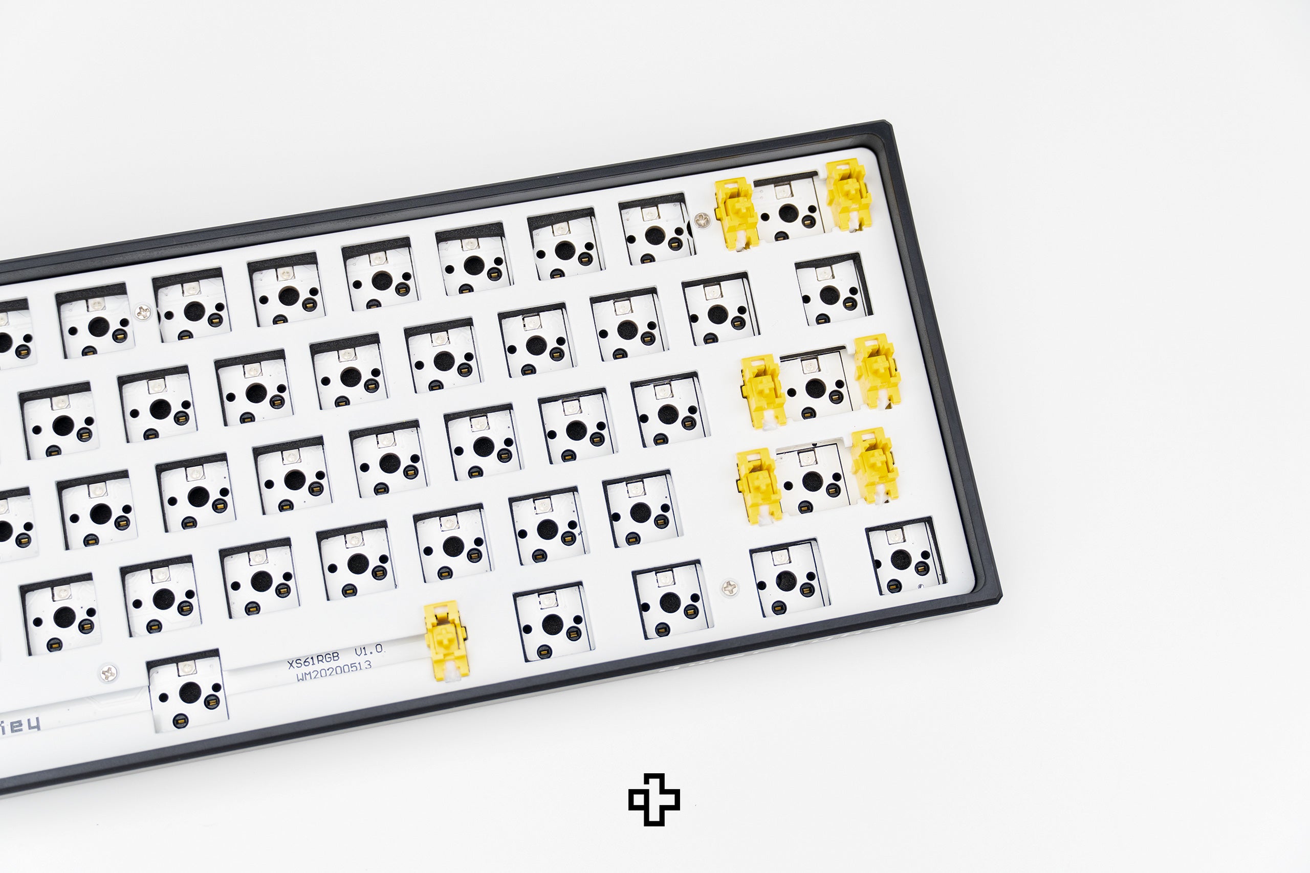 QwertyKey Black 61 Mechanical Gaming Keyboard Kit