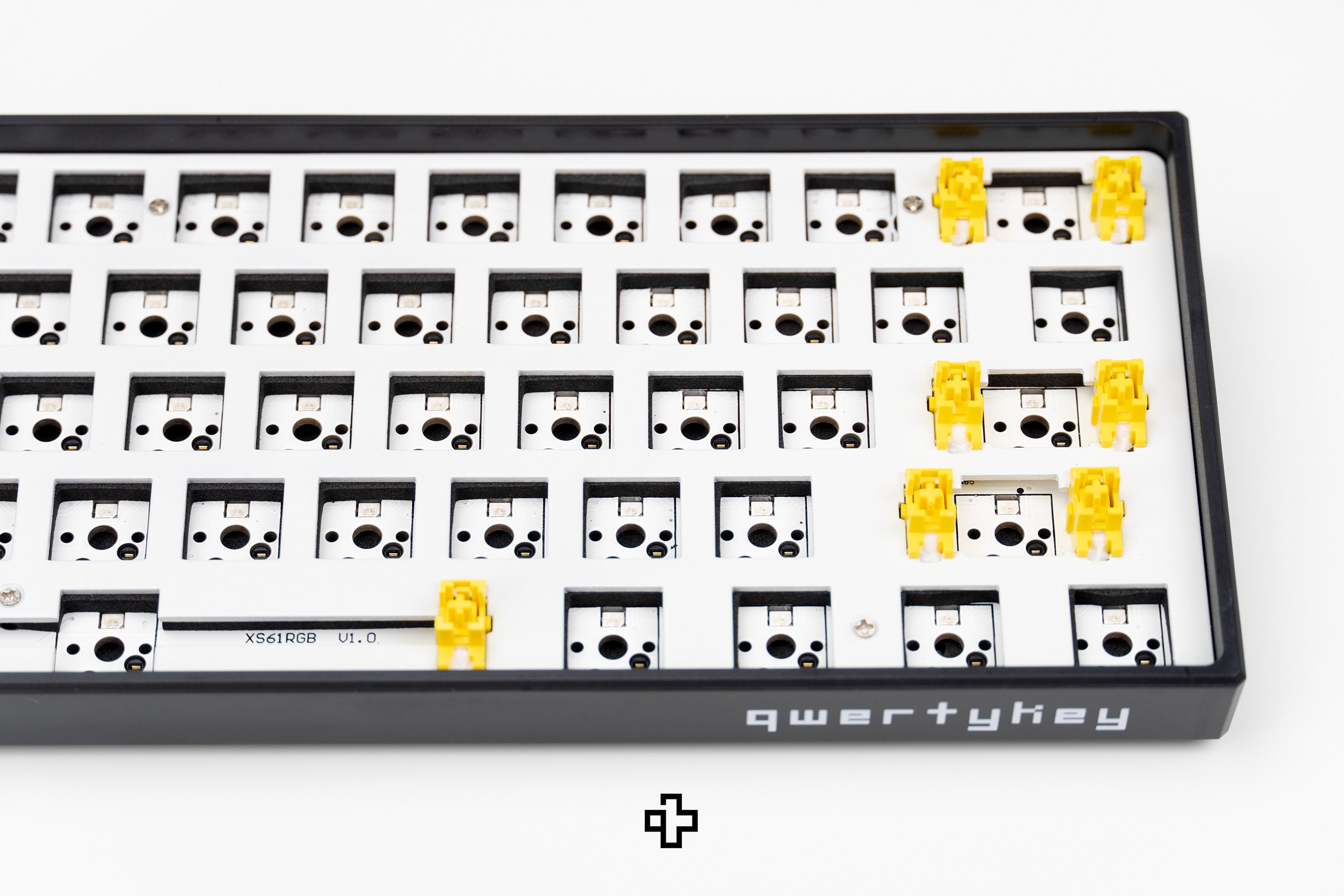 QwertyKey Black 61 Mechanical Gaming Keyboard Kit