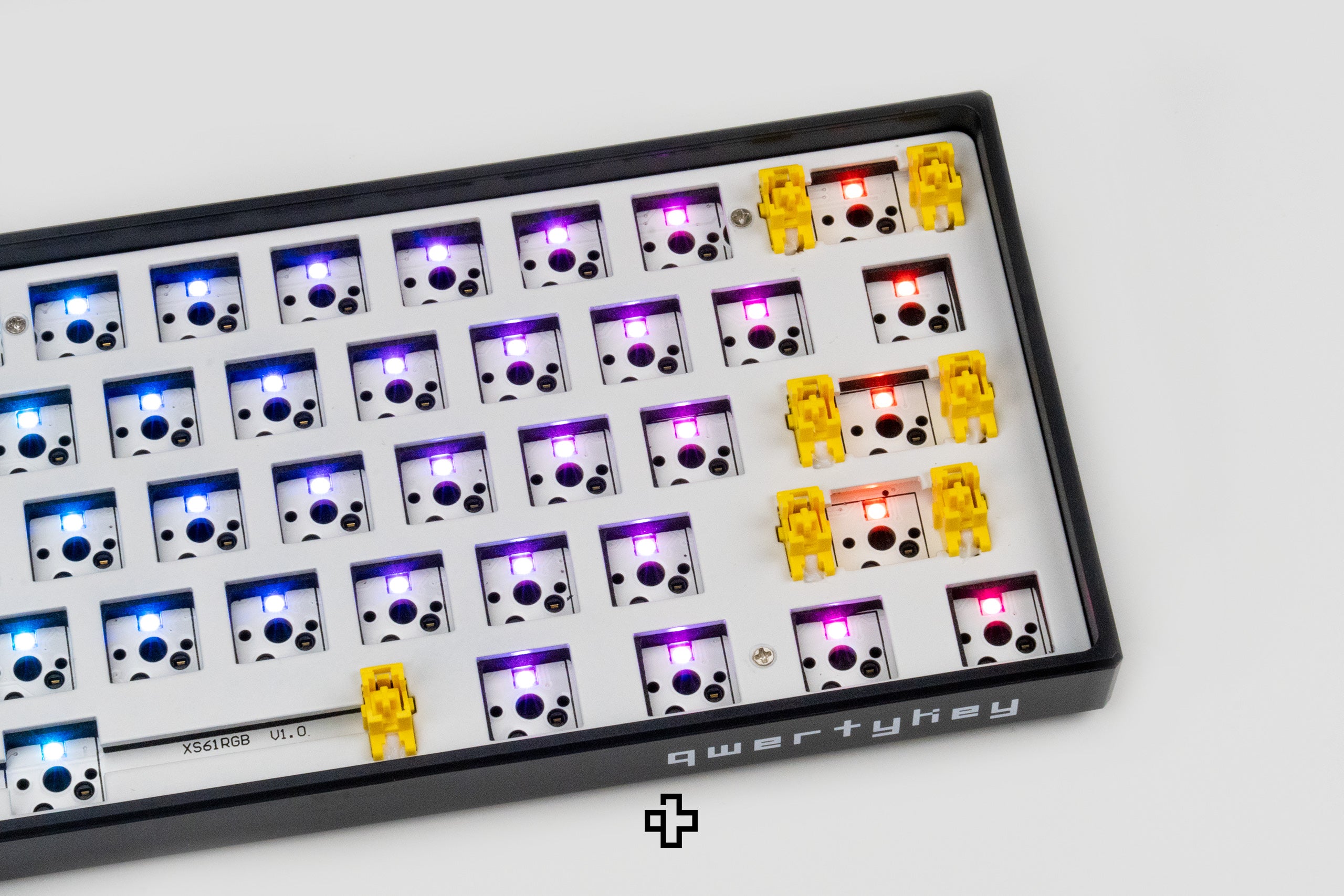 QwertyKey Black 61 Mechanical Gaming Keyboard Kit