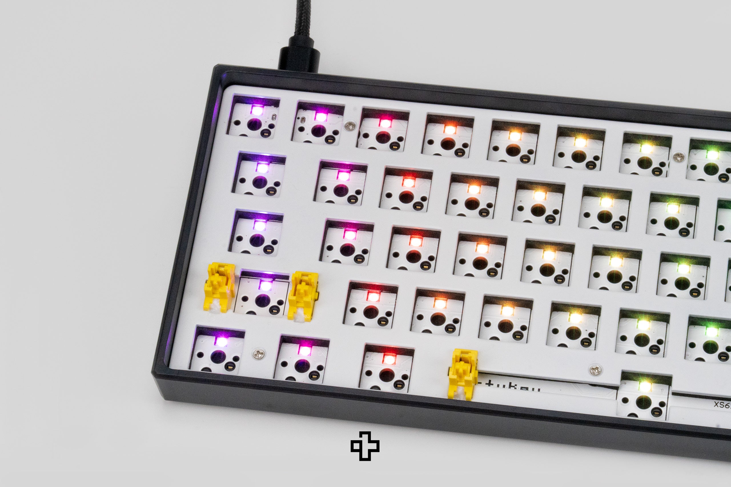 QwertyKey Black 61 Mechanical Gaming Keyboard Kit