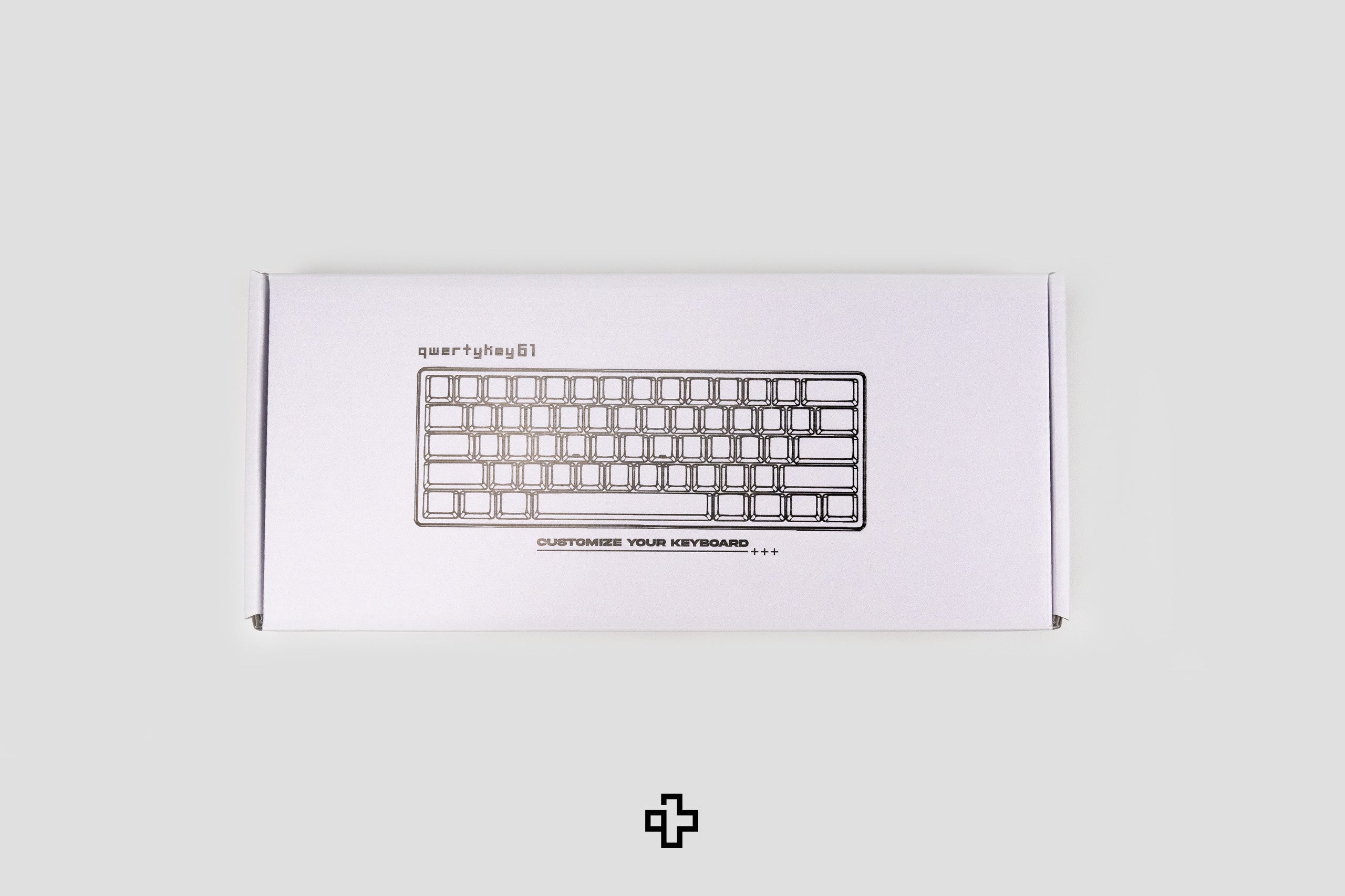 QwertyKey Black 61 Mechanical Gaming Keyboard Kit