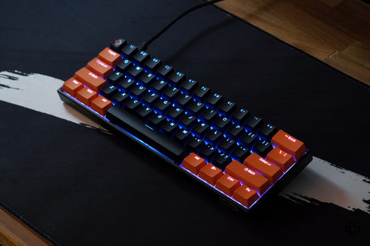 QwertyKey61 Hotswap RGB Black Mechanical Gaming Keyboard
