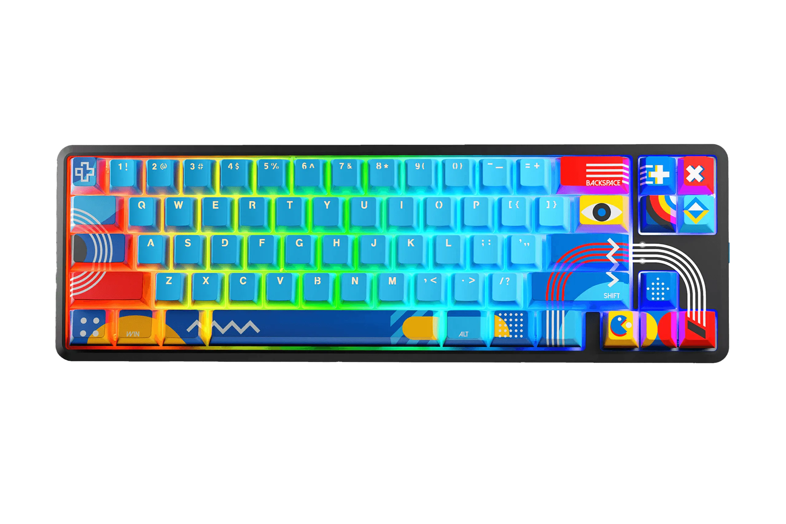 QwertyKey65 Metric Hotswap RGB Mechanical Gaming Keyboard