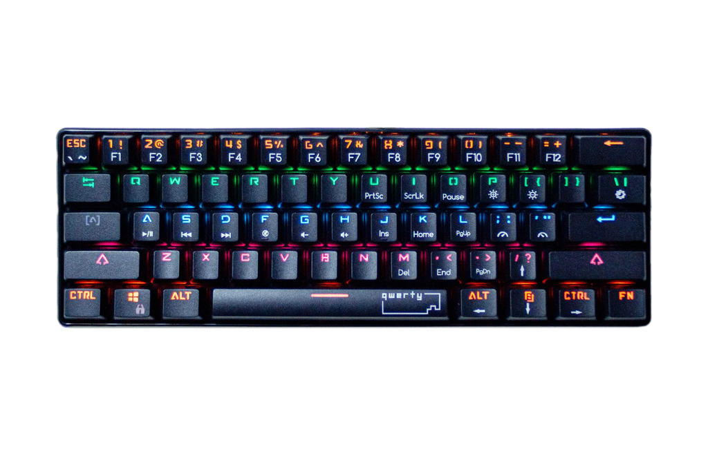QwertyKey Rice Hotswap Black Mechanical Gaming Keyboard