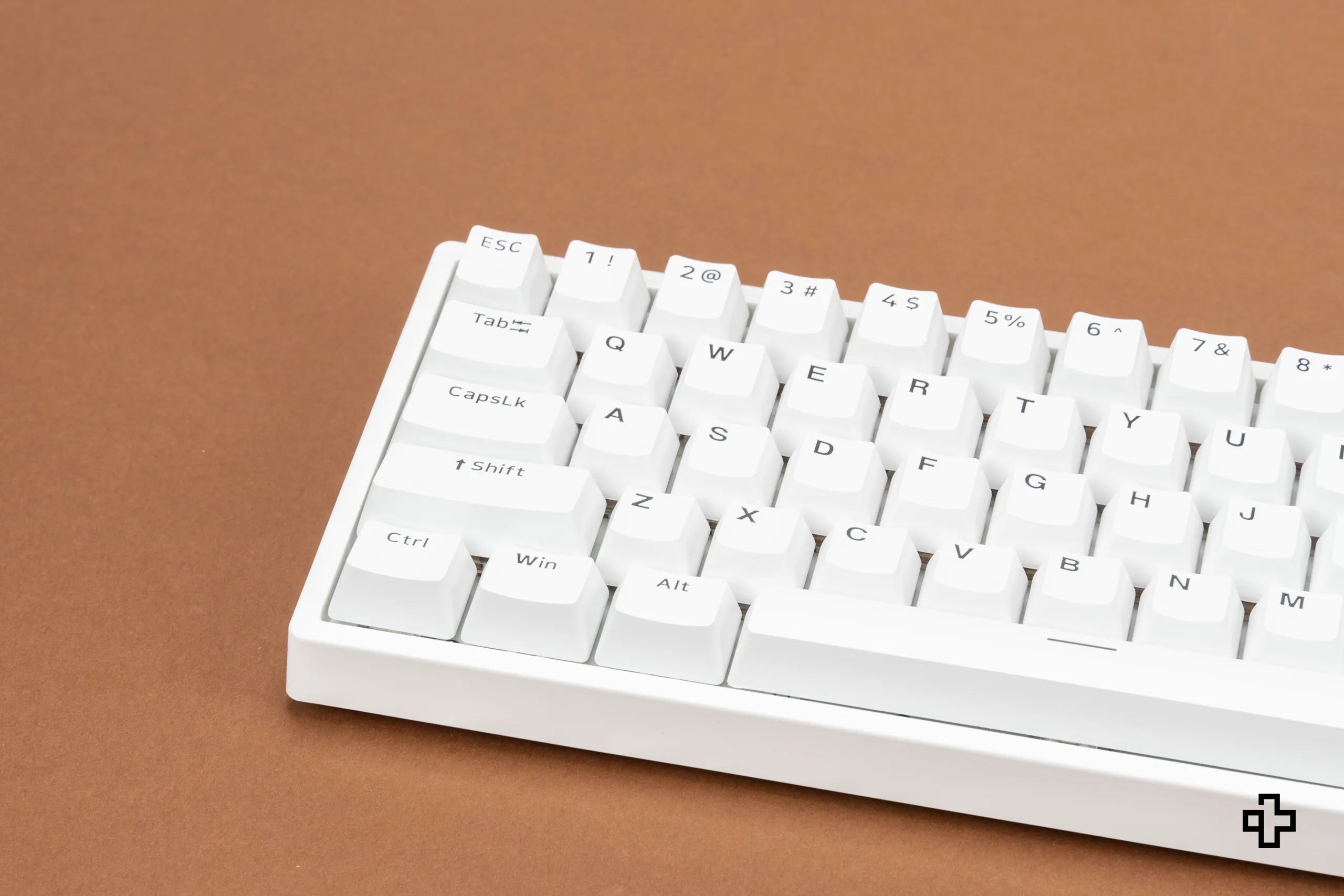 Set taste QwertyKey BoW V2 Black on White PBT Double Shot Profile OEM