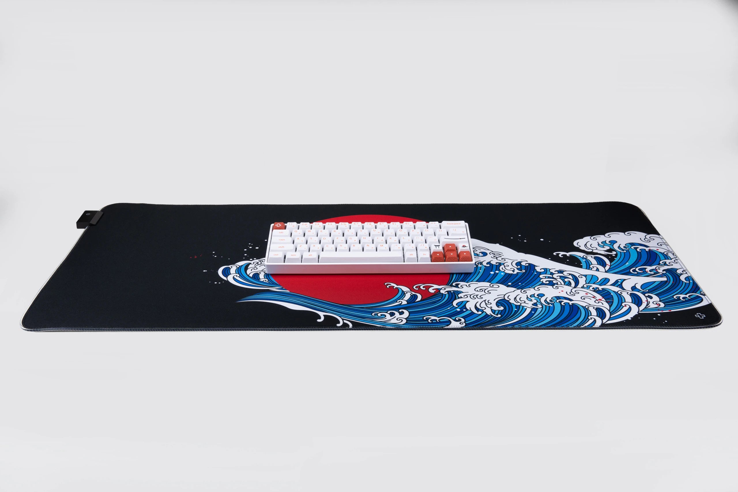 Deskmat Mousepad QwertyKey RGB JapanWave Software 4mm stitched edges