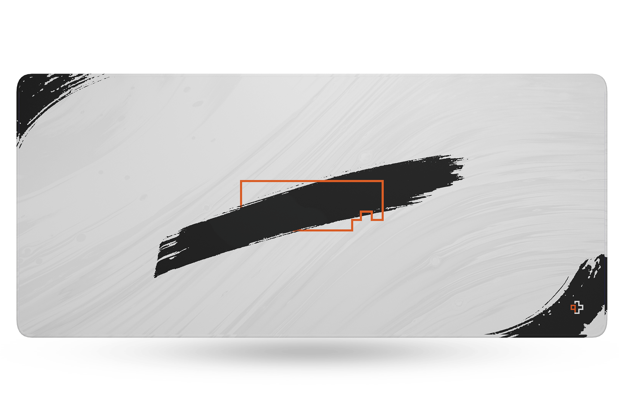 Deskmat Mousepad QwertyKey Alb 4mm margini cusute - QwertyKey