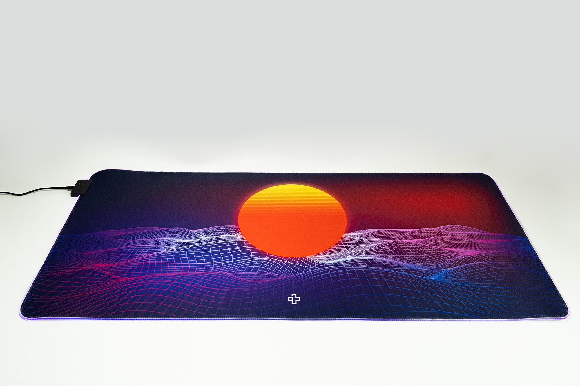 Deskmat Mousepad QwertyKey RGB CyberWave 4mm margini cusute - QwertyKey