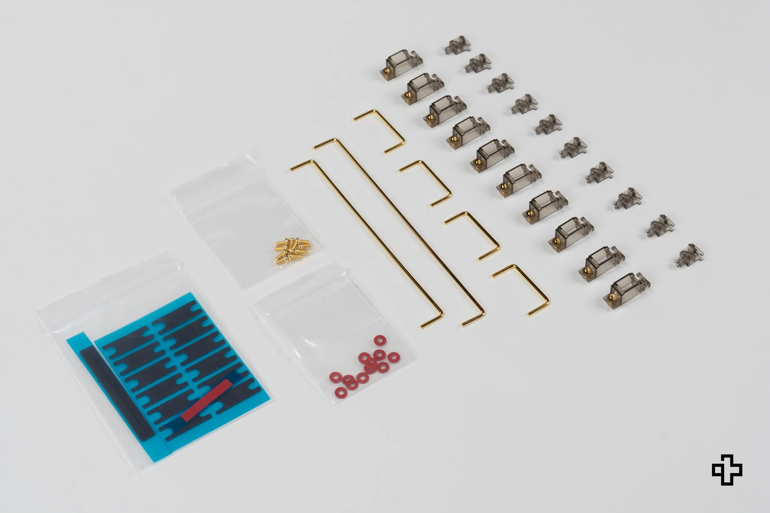 DUROCK V2 smokey stabilizer set with screws